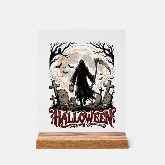 Lanternes de la Faucheuse Halloween Pleine Lune Pi (Recto)