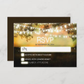 lanternes de nuit romantique coloré mariage rsvp (Devant / Derrière)