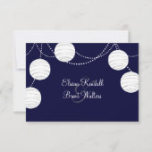 Lanternes de soirée RSVP (marine) (Devant)