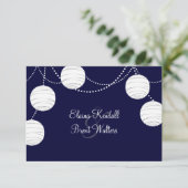 Lanternes de soirée RSVP (marine) (Debout devant)