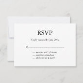 Lanternes du parti noir et blanc RSVP (Dos)