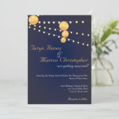 Lanternes en papier 5x7 Faire-part de mariage en l (Debout devant)