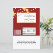 Lanternes en papier à papier Hershey's Large Bar W (Debout devant)