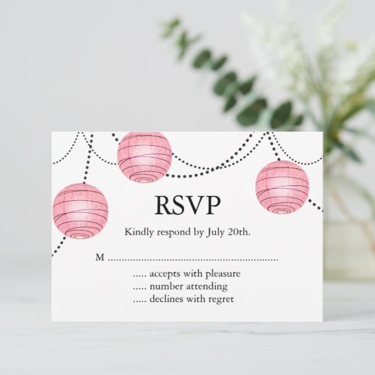 Lanternes en rose RSVP (Debout devant)