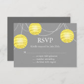 Lanternes Jaunes et Gris RSVP (Devant / Derrière)