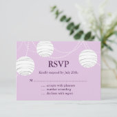 Lanternes Lilac Party RSVP (Debout devant)