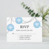 Lanternes RSVP en bleu (Debout devant)