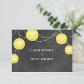 Lanternes sur la Chalk RSVP en Jaune (Debout devant)