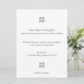 Lanterneuses Double Bonheur Or Invitations Chinois (Debout devant)