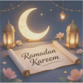 Lanterns Of Blessing - Square Vinyl Sticker (Voorkant)