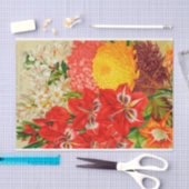 L'antiquité peut des fleurs de papier de soie de (Artisanat)