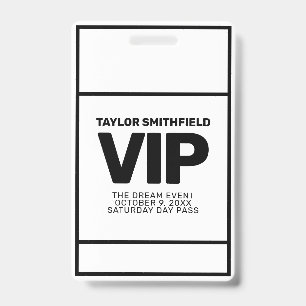 lanyard badge personnalisé SIMPLE CORPORATE MODERN