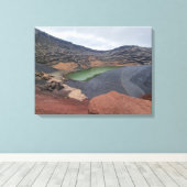 Lanzarote El Golfo vue toile (Insitu (Plancher de Bois))