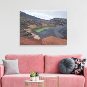 Lanzarote El Golfo vue toile (Insitu(Salon))
