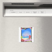 Lanzarote Reisposter Magneet (Insitu (Vaatwasser))
