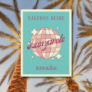 Lanzarote Spanje España Retro  Briefkaart