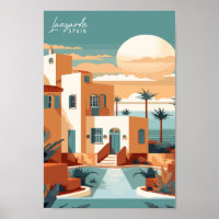 Lanzarote Spanje vintage reizen Briefkaart