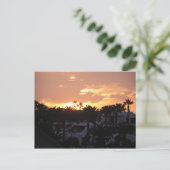 Lanzarote Sunset Briefkaart (Staand voorkant)