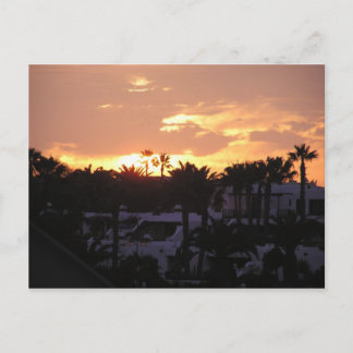 Lanzarote Sunset Briefkaart