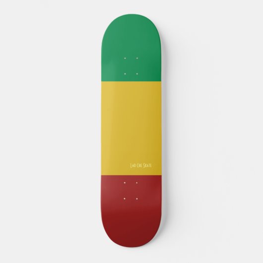 Lao Che Schaats Rasta Deck Skateboard (Voorkant)
