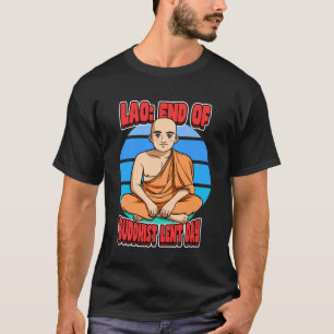 Lao einde van Boeddhistische Lent-dag T-shirt