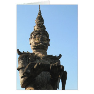 Lao Giant Guardian ... Buddha Park, Vientiane, Lao