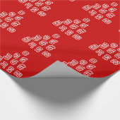 Lao-/Laos-getallen piramide Laotiaans taalscript Cadeaupapier (Hoek)