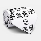 Lao-/Laos-getallen piramide Laotiaans taalscript Stropdas (Opgerold)