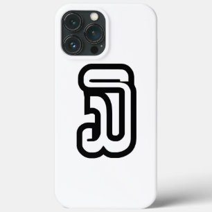 Lao / Laos Nummer Drie / 3 / ໓ (Sam) Laotiaans iPhone 13 Pro Max Hoesje