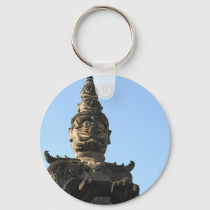 Lao Reuzenbewaker .. Buddha Park, Vientiane, Laos Sleutelhanger