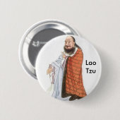 Lao Tzu 2 Ronde Button 5,7 Cm (Voorkant /achterkant)