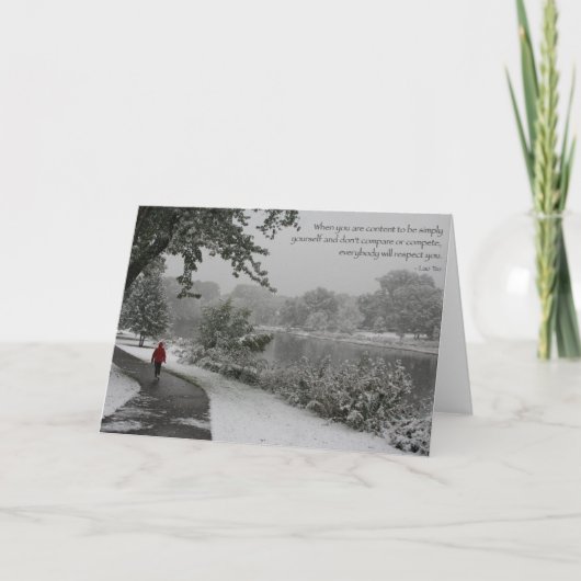 Lao Tzu Citaat II Kaart (Voorkant)