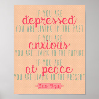 Lao Tzu - Motivatie prijsopgave - 8 x 10 inch Poster