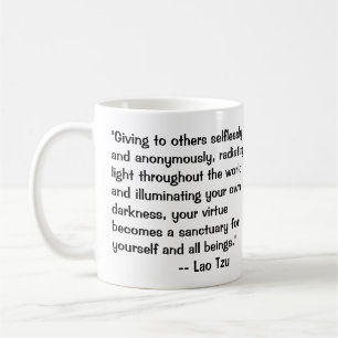 Lao Tzu over de duisternis Koffiemok