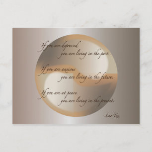 Lao Tzu Peace Briefkaart