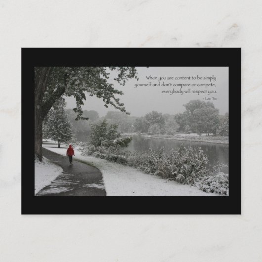 Lao Tzu Quote II Briefkaart (Voorkant)