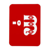 Lao Vader - ພໍ່ / Pa - Laotiaans / Laos Taal Magneet (Verticaal)