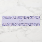 Lao Waterfles Etiket (Enkel label)