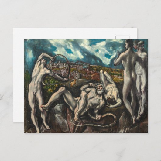 Laocoö n | El Greco | Briefkaart (Voorkant / Achterkant)