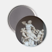 Laocoön en zijn Sons-beeld in het Vaticaan-museum Magneet (Voorkant / Achterkant)