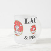 LAO'd et tasse givrée FIÈRE (Devant droit)