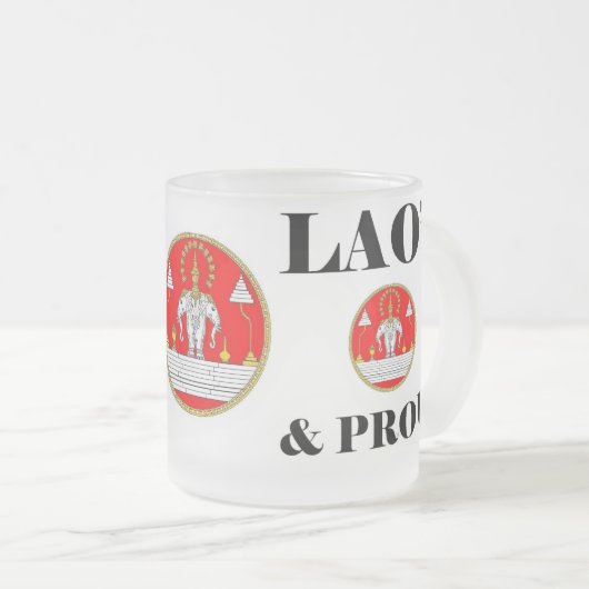 LAO'd et tasse givrée FIÈRE (Devant droit)