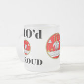 LAO'd et tasse givrée FIÈRE (Devant gauche)