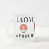 LAO'd et tasse givrée FIÈRE (Gauche)