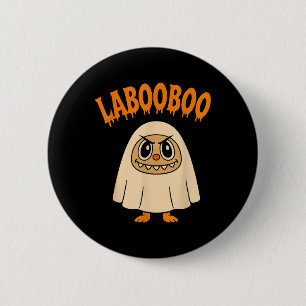 Laoo Halloween Schattigee spookplezier voor kinder Ronde Button 5,7 Cm