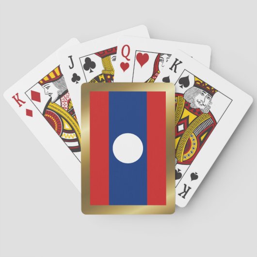 Laos-afspeelkaarten Pokerkaarten (Achterkant)