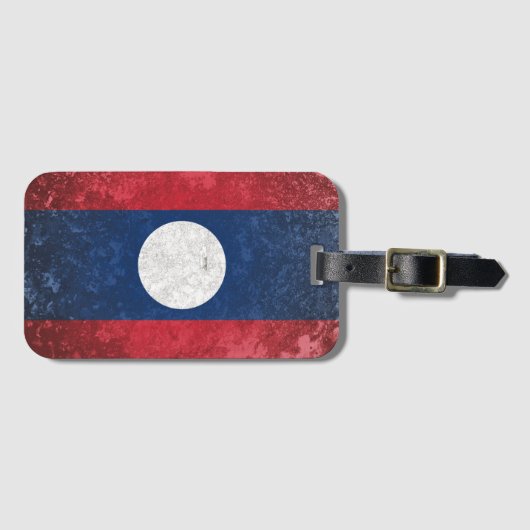 Laos Bagagelabel (Voorkant (horizontaal))