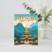 Laos Briefkaart (Staand voorkant)