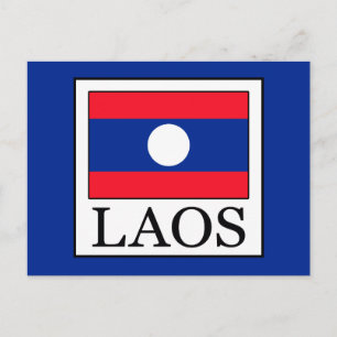 Laos Briefkaart