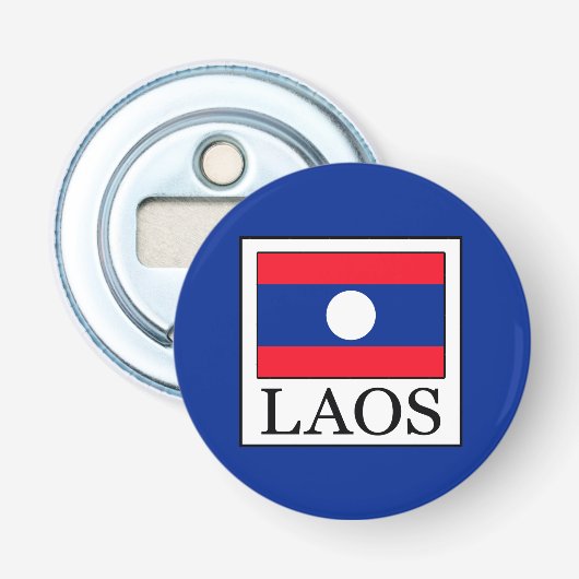 Laos Button Flesopener (Voorkant)
